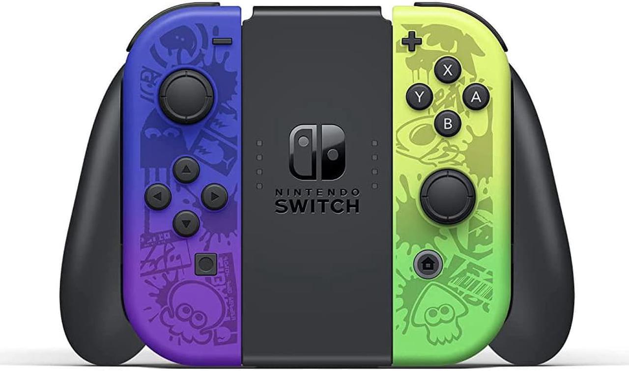Alt view image 4 of 14 - Nintendo Switch  OLED Model Splatoon 3 Special Edition