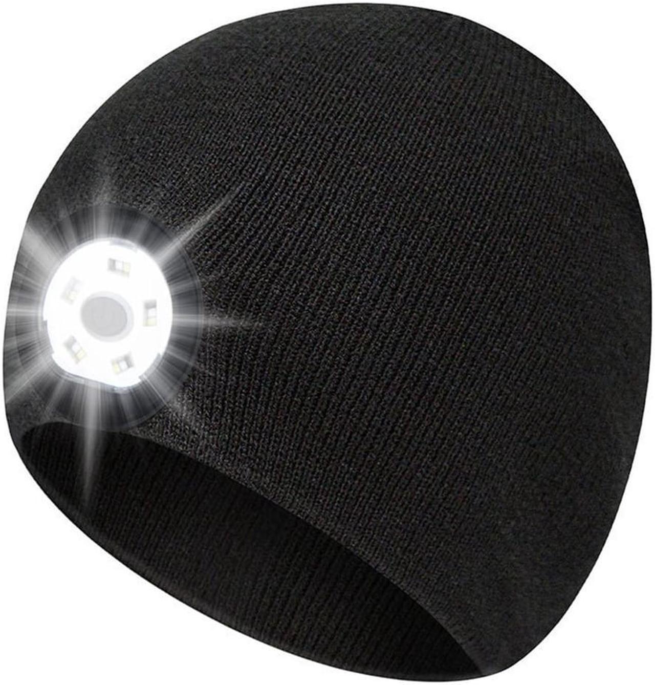 LED Knitted Cap Outdoor Night Running Lighting Warning Light