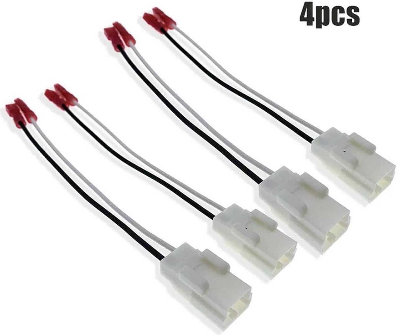 4Pcs Speaker Wiring Harness Adapter Connector 72-6514 For Jeep-Wrangler JK 2007-2018