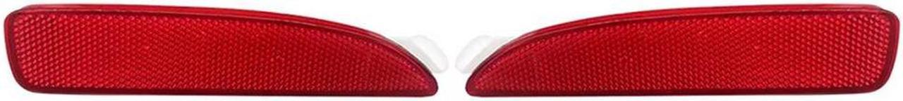 Yassdwbn 2Pcs Rear Bumper Reflector Set Left+Right For Mazda 3 14-18 D350515M0E MA1185101