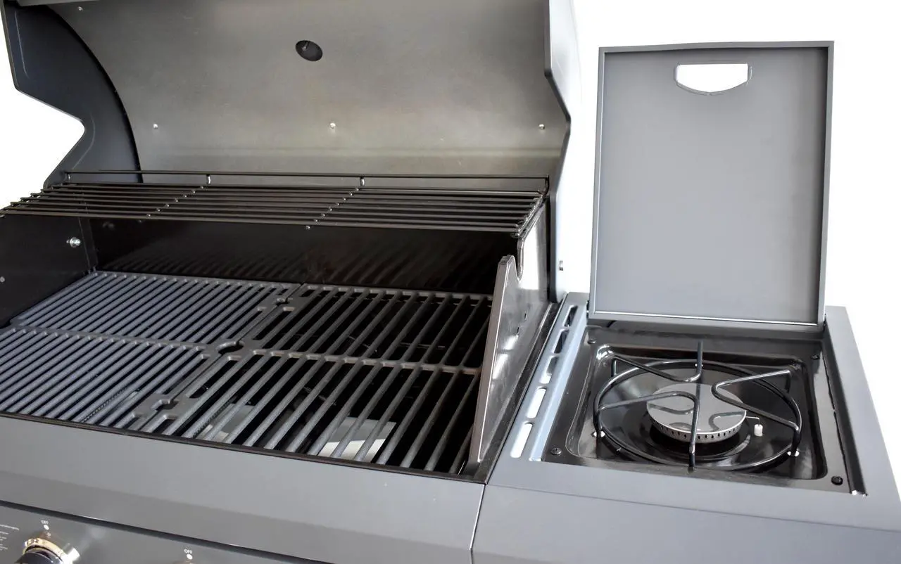 Alt view image 3 of 7 - Rustler2 Four(4) Burner Gas Grill Center & Kitchen Island by Brand-Man Grills