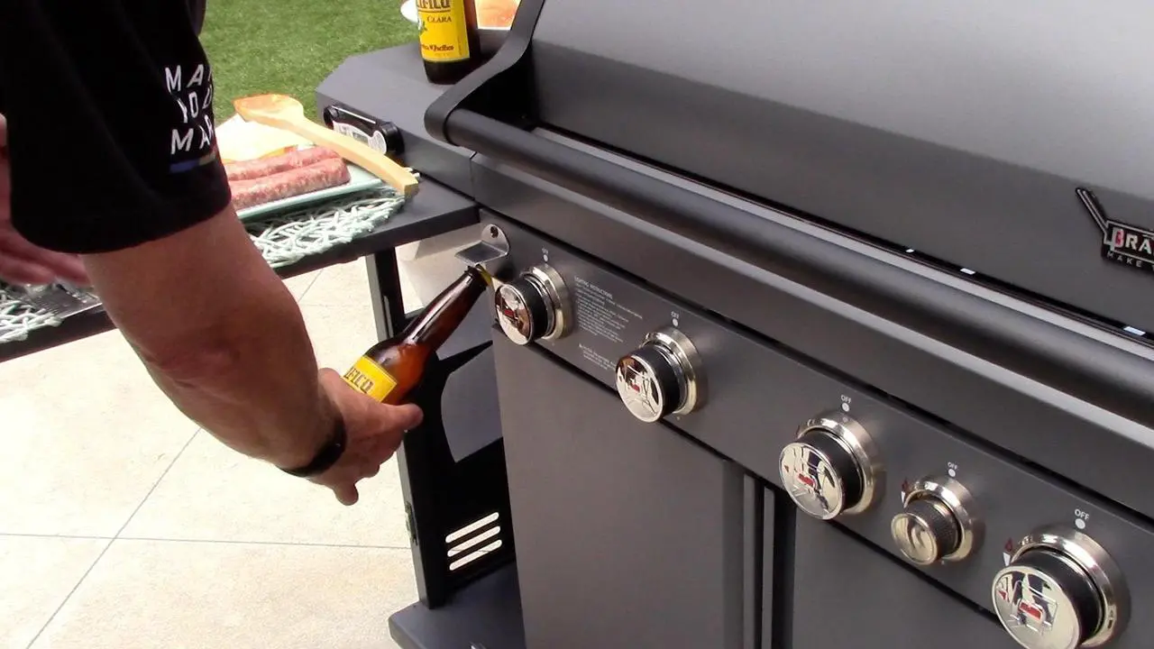 Alt view image 5 of 7 - Rustler2 Four(4) Burner Gas Grill Center & Kitchen Island by Brand-Man Grills