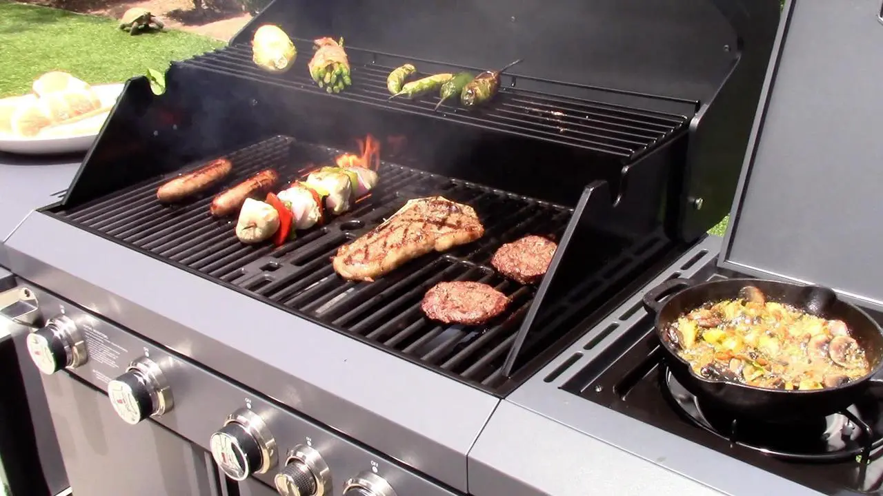 Alt view image 6 of 7 - Rustler2 Four(4) Burner Gas Grill Center & Kitchen Island by Brand-Man Grills