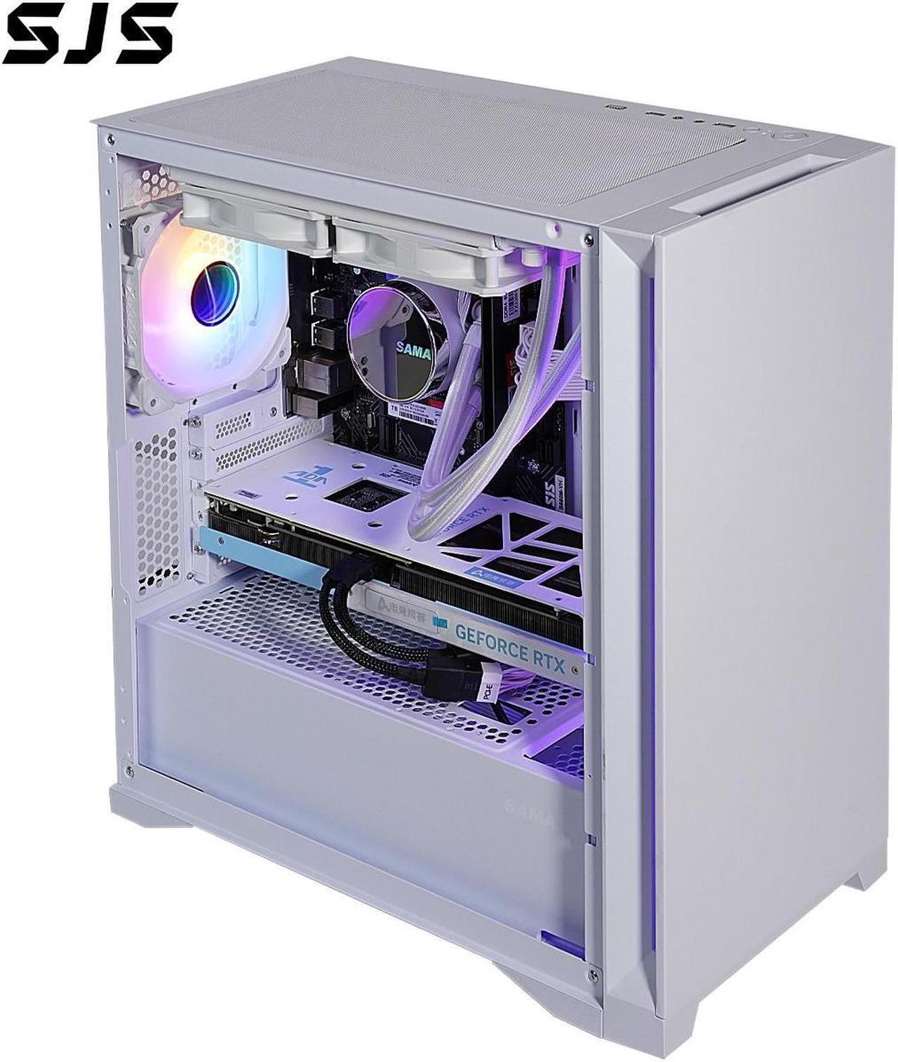 Alt view image 5 of 6 - SEJISHI (i712700F| RTX 4070Ti SPUER)Gaming PC Intel i7 12700F 2.1GHz to 4.9GHz,,NVIDIA GeForce RTX 4070Ti SPUER,16GB(8G*2) DDR4 RMA, 3200MHz,NVME M.2 1TB,   Win11Ready, Gaming Desktop Computer Bundles