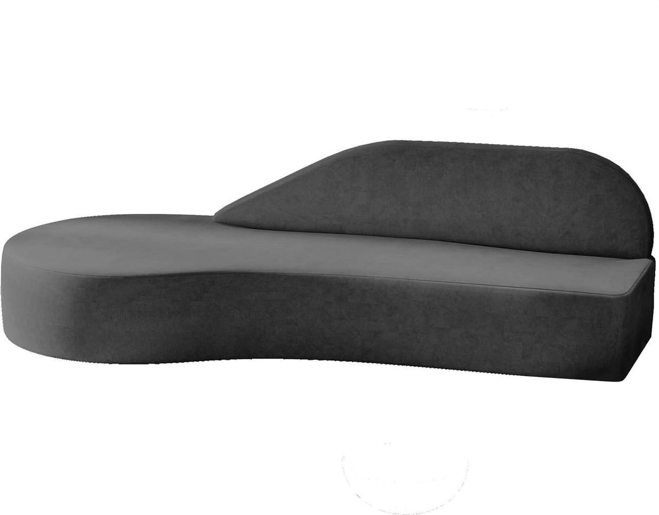 Alt view image 6 of 7 - Aukfa Curved Sofa Couch, Cream Couch, Comfy Luxury Sofa, Plush Couches, Minimalist Style Modern Large Loveseat for Living Room Apartment, Grey