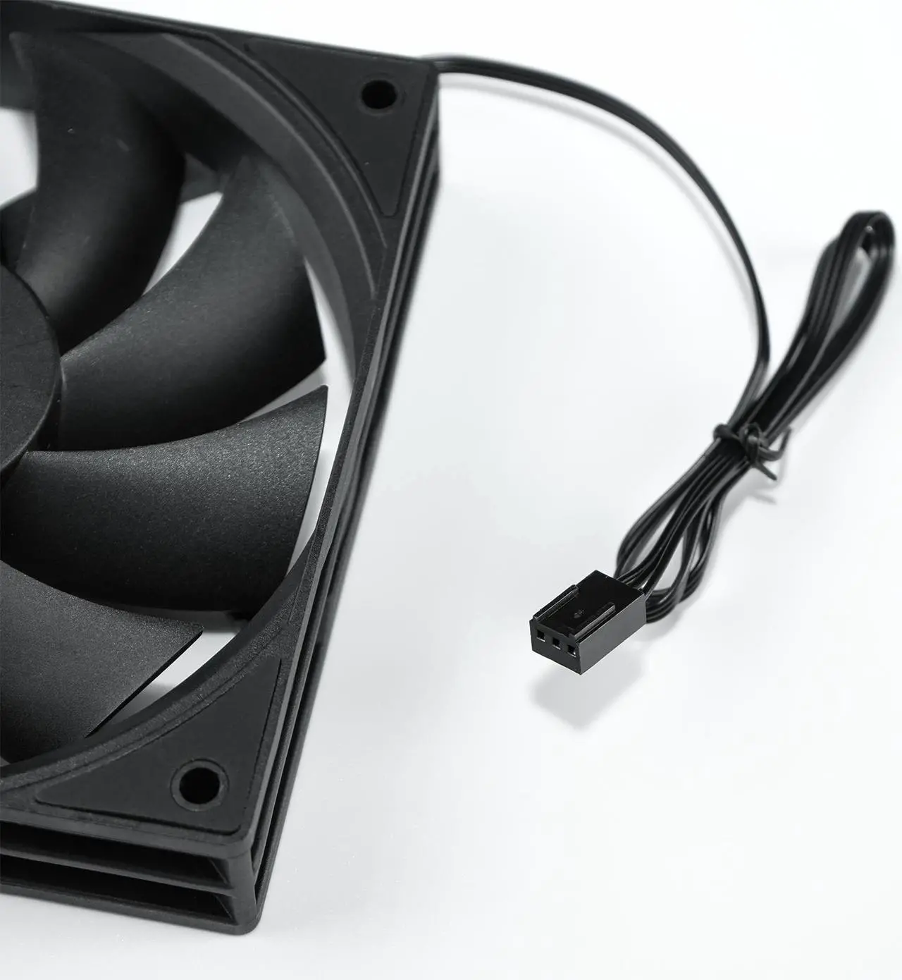 Alt view image 7 of 7 - DARKROCK 3-Pack 120mm Black Computer Case Fans High Performance Cooling Low Noise 3-Pin 1200 RPM Hydraulic Bearing Quiet Long Life Up to 30,000 Hours 5 Years Warranty