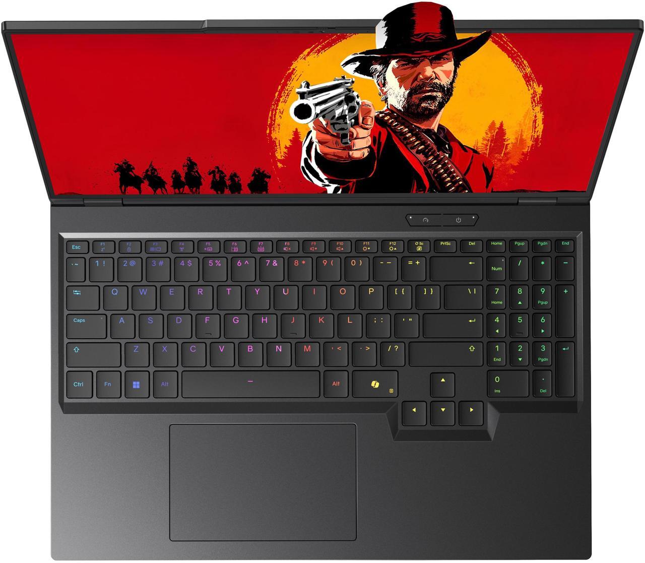 Alt view image 3 of 7 - Dream Machines - RT5080-16NA21 - R9-9955HX/16" IPS (2560 x 1600) QHD+ 300Hz/RTX 5080/175W TGP/32 GB/1TB M.2 SSD Gen4/Multi-Color Per-key RGB full size keyboard & Liquid Cooling Box