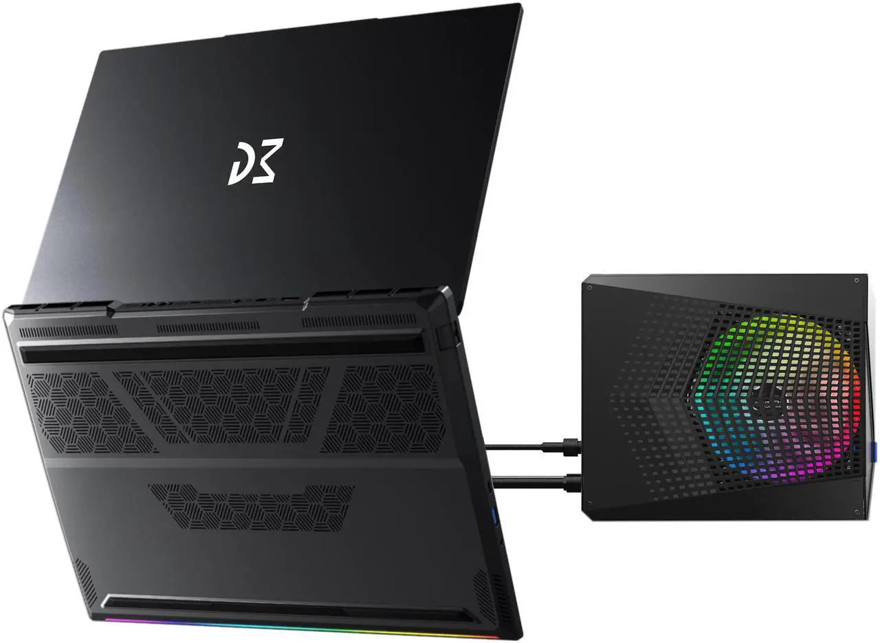 Alt view image 2 of 7 - Dream Machines - RX5090-16NA22 - Ultra 9-275HX/16" IPS (2560 x 1600) QHD+ 300Hz/RTX 5090/175W TGP/2TB M.2 SSD Gen4/32 GB with Multi-Color Per-key RGB full size keyboard & Liquid Cooling Box