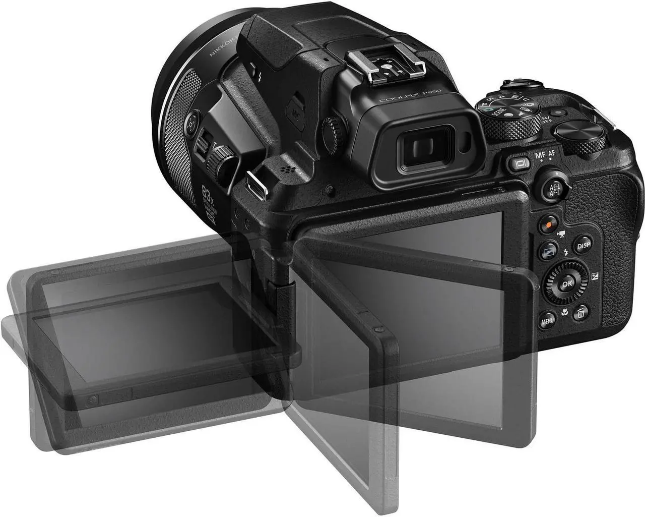 Alt view image 5 of 7 - Nikon COOLPIX P950 Digital Camera 26532 - 7PC Accessory Bundle
