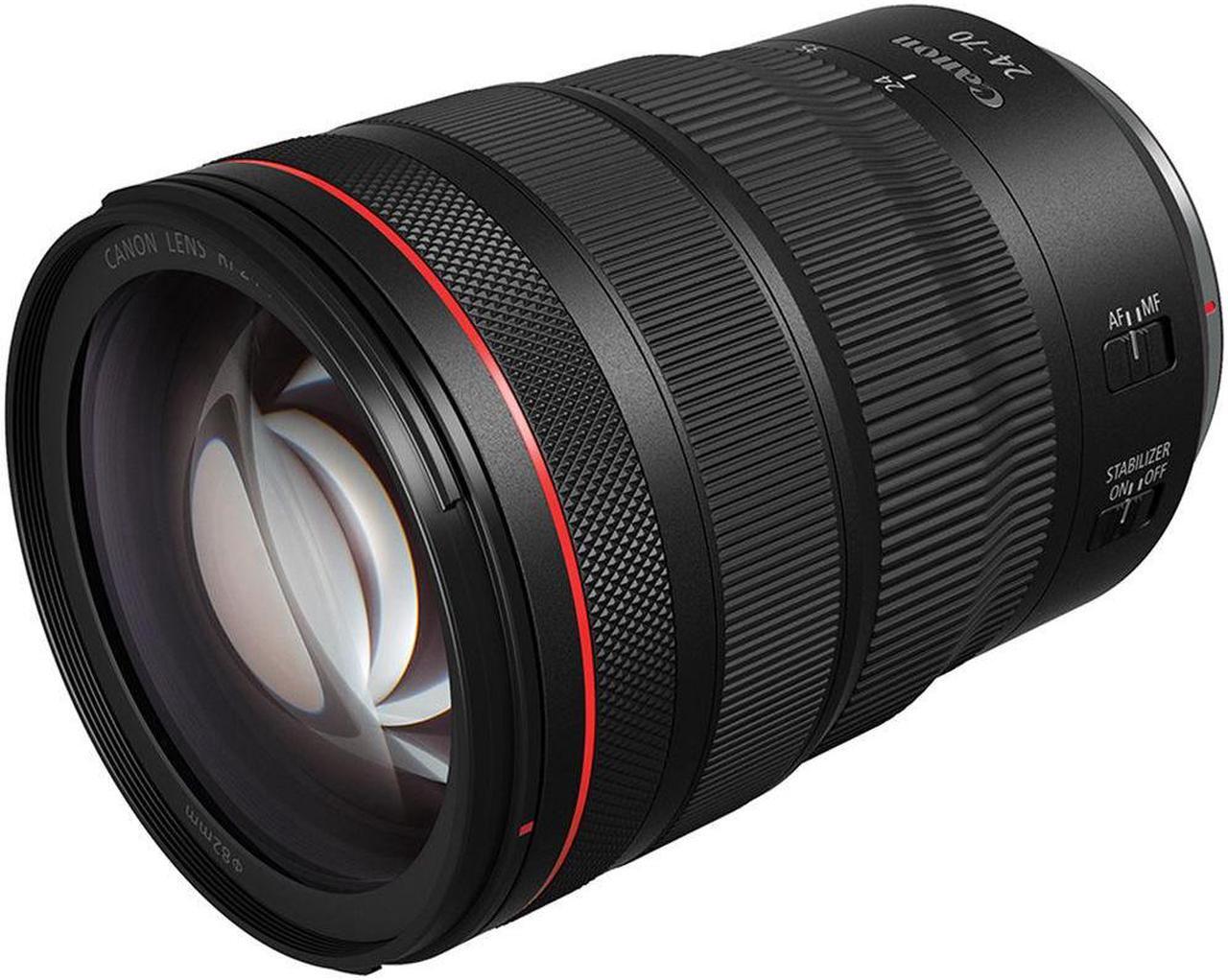 Alt view image 4 of 5 - Canon EF 24-70mm f/2.8L II USM Zoom Lens (Black) 5175B002 - 7PC Accessory Bundle