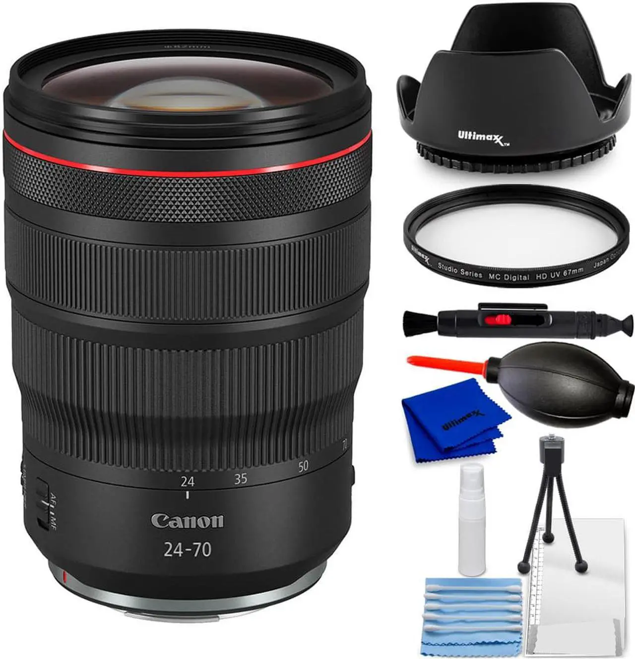 Main image of Canon RF 24-70mm f/2.8L IS USM Lens 3680C002 - 7PC Accessory Bundle
