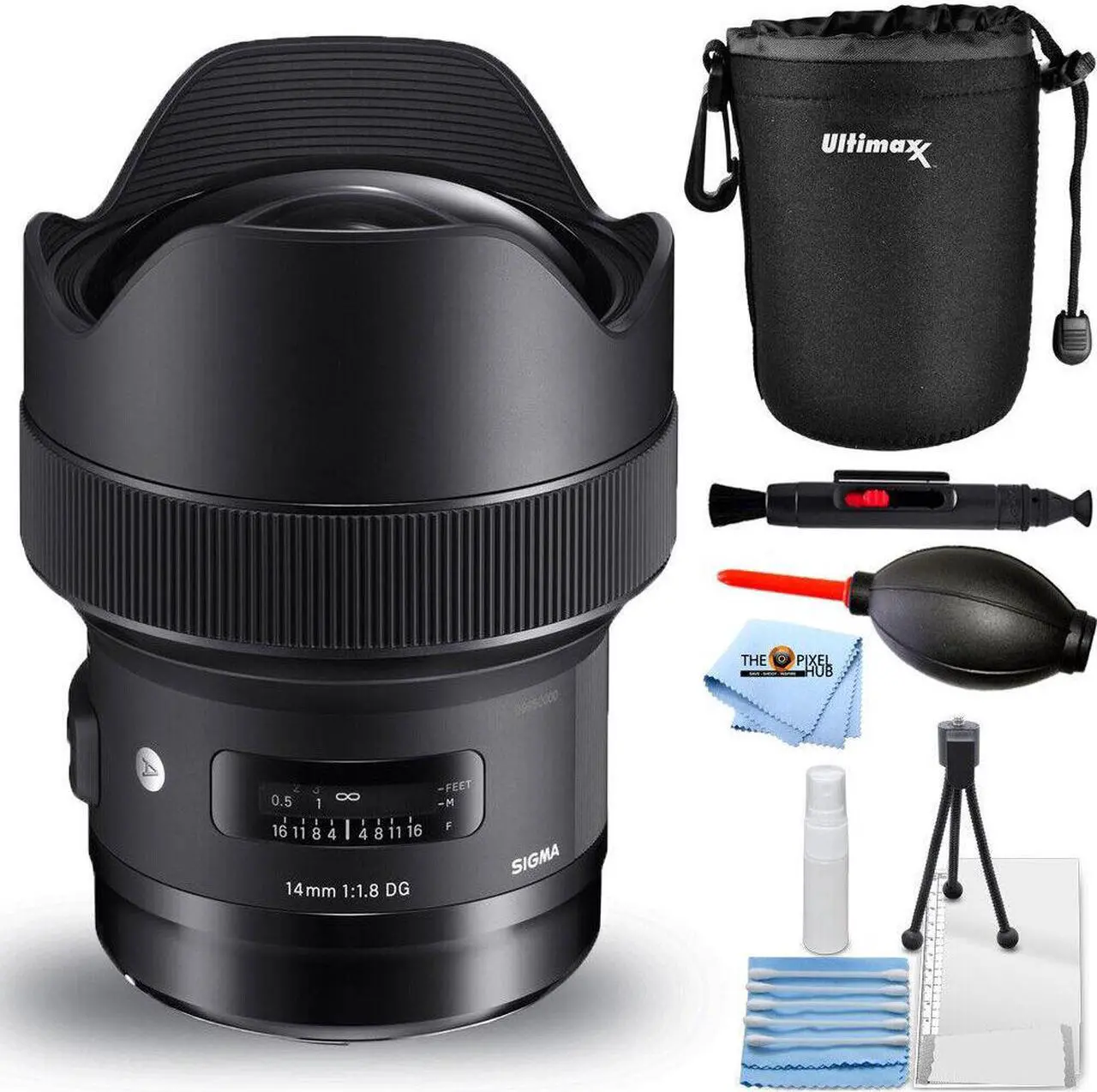 Main image of Sigma 14mm f/1.8 DG HSM Art Lens for Leica L 450969 - 6PC Accessory Bundle