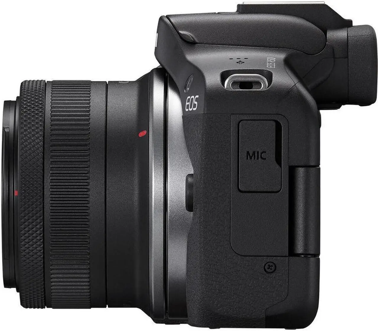 Alt view image 3 of 4 - Canon EOS R50 Mirrorless Camera with 18-45mm Lens (Black) 5811C012 - 12PC Bundle