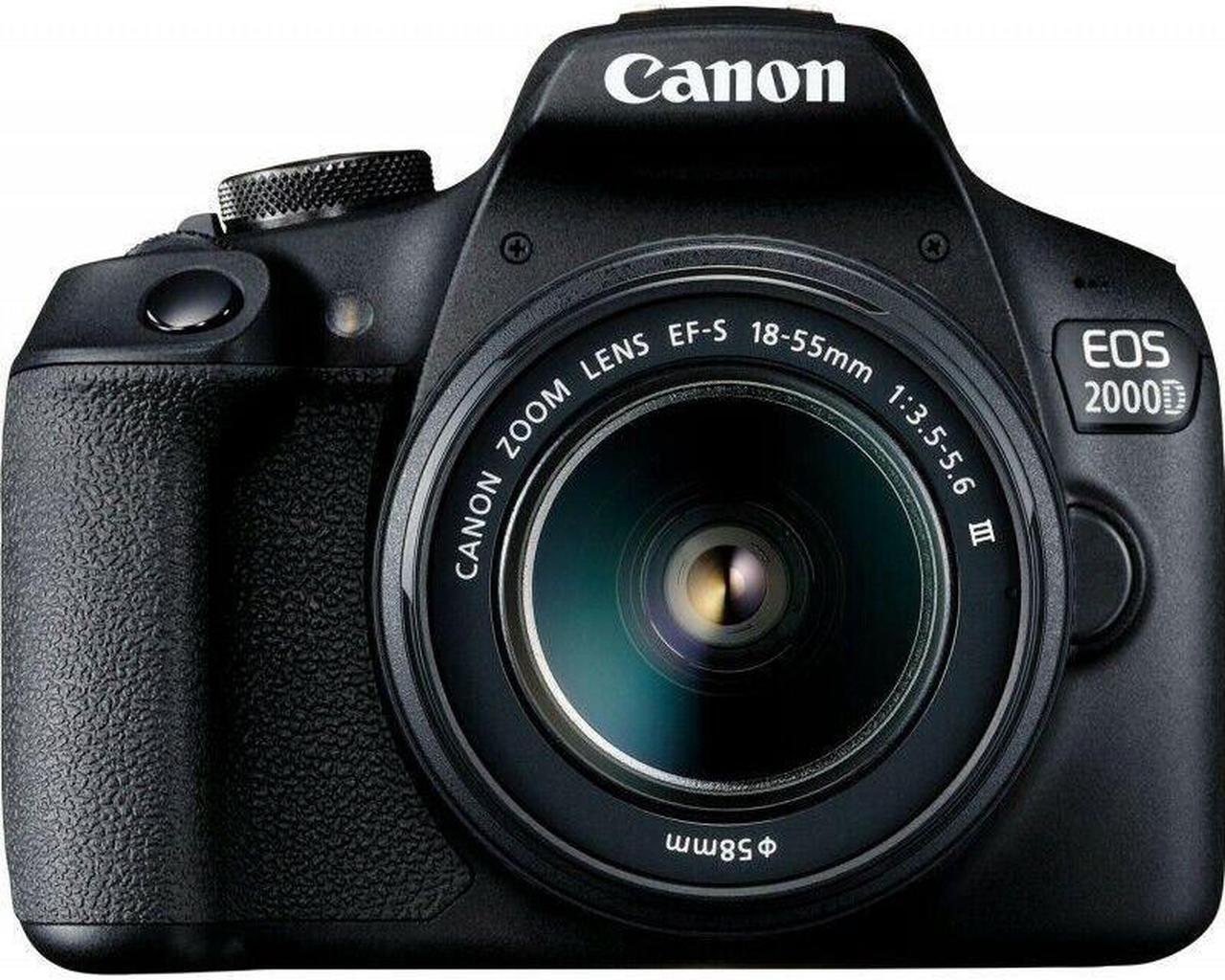 Main image of Canon EOS 2000D / Rebel T7 24.1MP DSLR Camera with EF-S 18-55mm III Lens