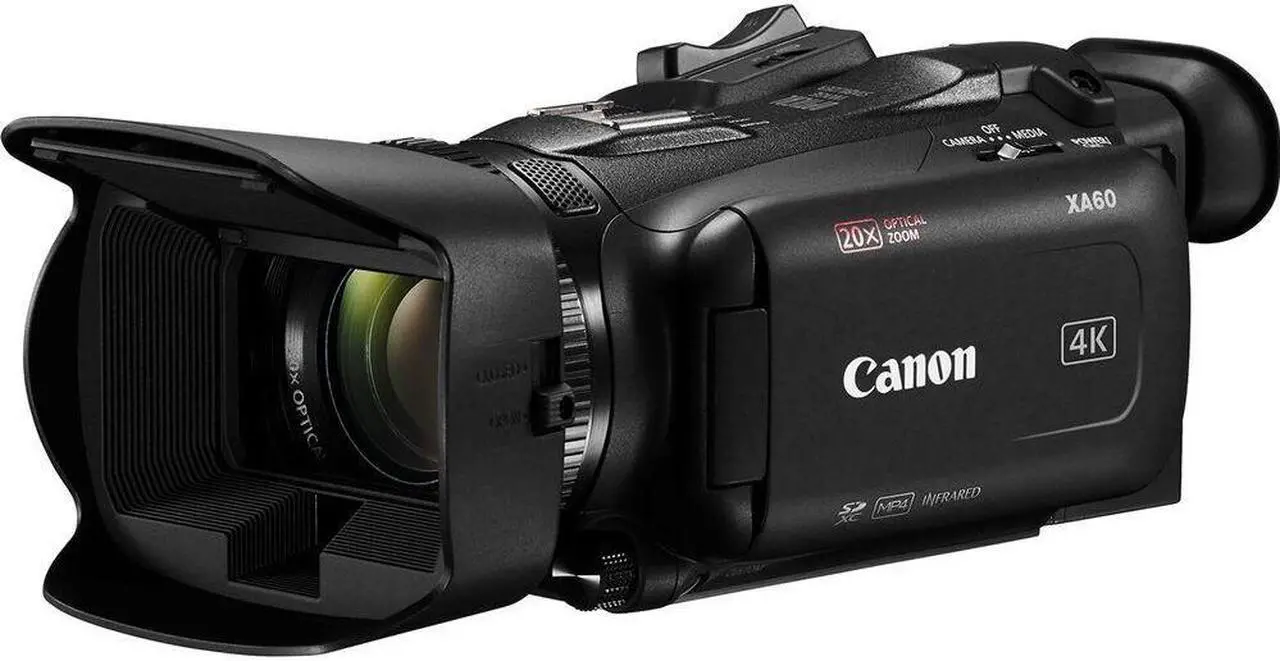 Alt view image 3 of 5 - Canon XA60 Professional UHD 4K Camcorder 5733C002 - 14PC Accessory Bundle