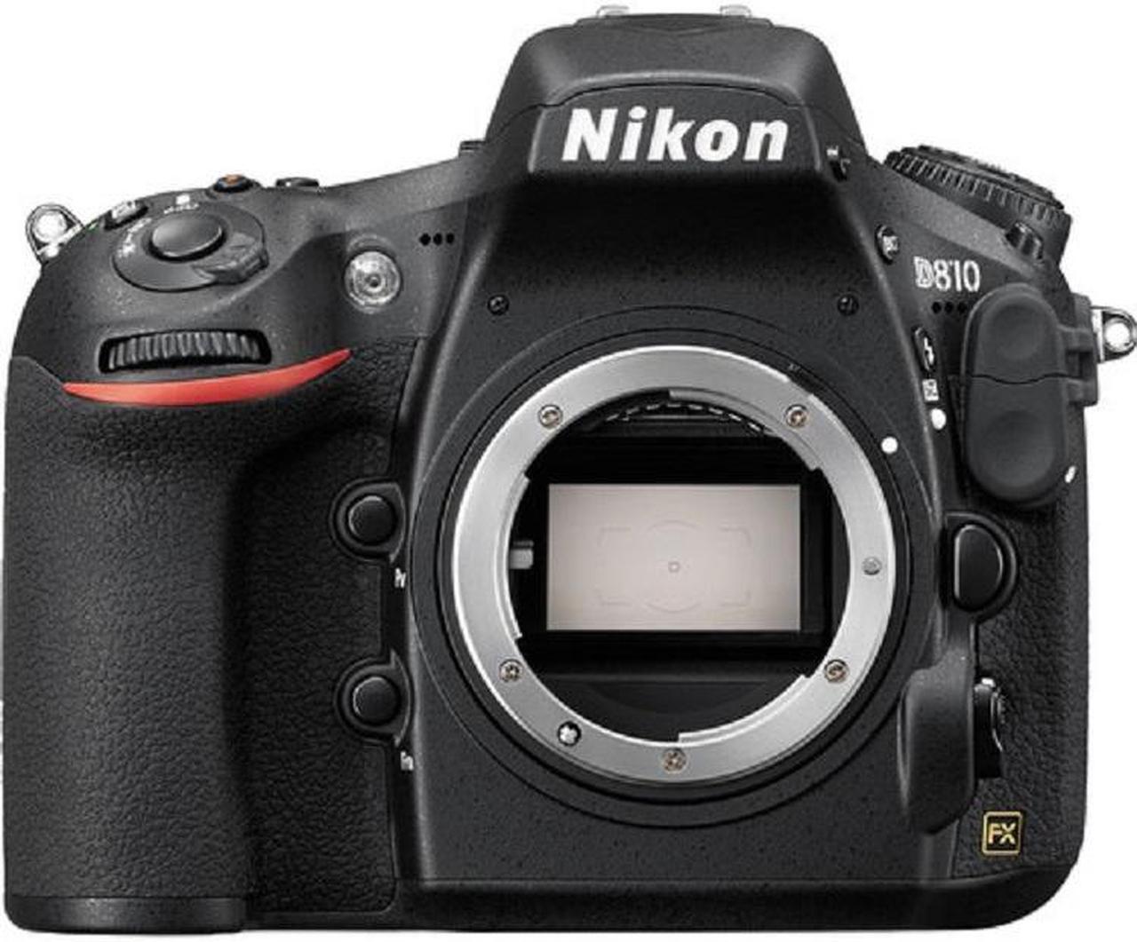 Alt view image 3 of 6 - Nikon D810 36.3MP DSLR Camera (Body Only) 1542 - 16PC Accessory Bundle