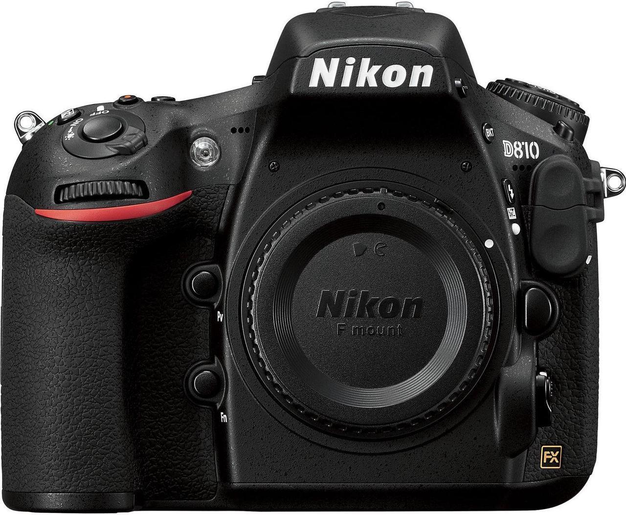 Alt view image 2 of 6 - Nikon D810 36.3MP DSLR Camera (Body Only) 1542 - 16PC Accessory Bundle
