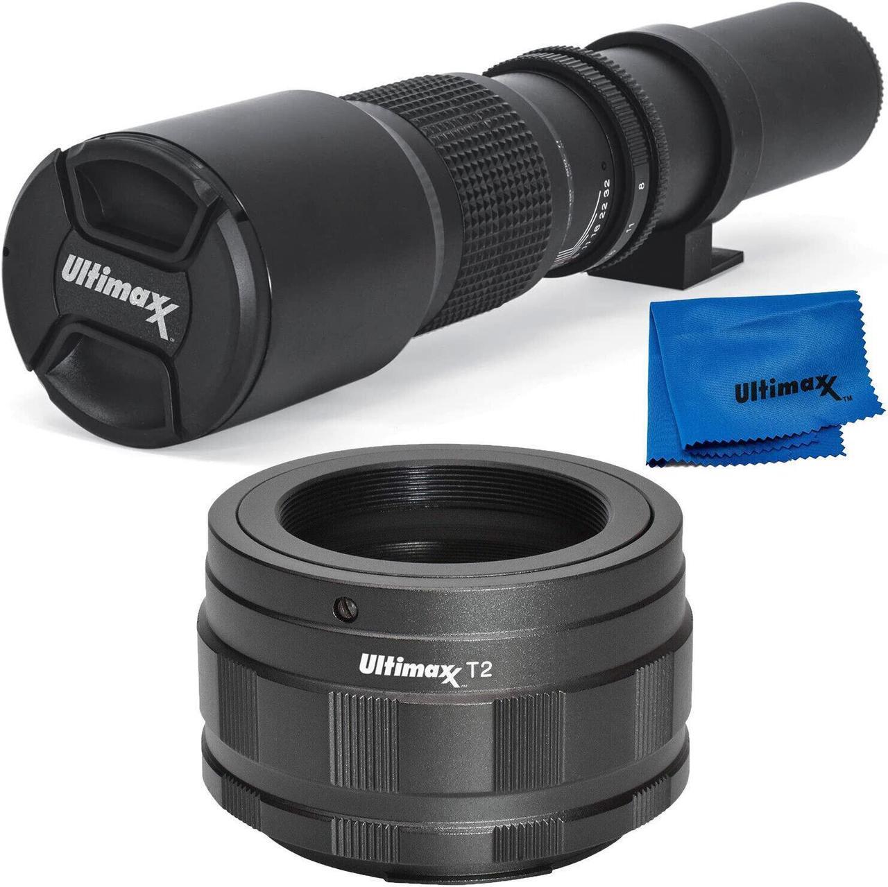 Main image of Super 500mm f/8 Manual Telephoto Lens for Sony a5100 a6000 a6400 a6600 a7 III