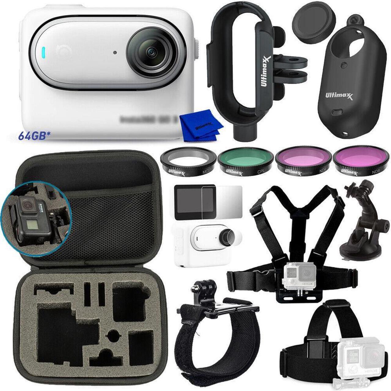 Main image of Insta360 GO3 GO 3 Action Waterproof Camera (64GB) - 10PC Accessory Bundle