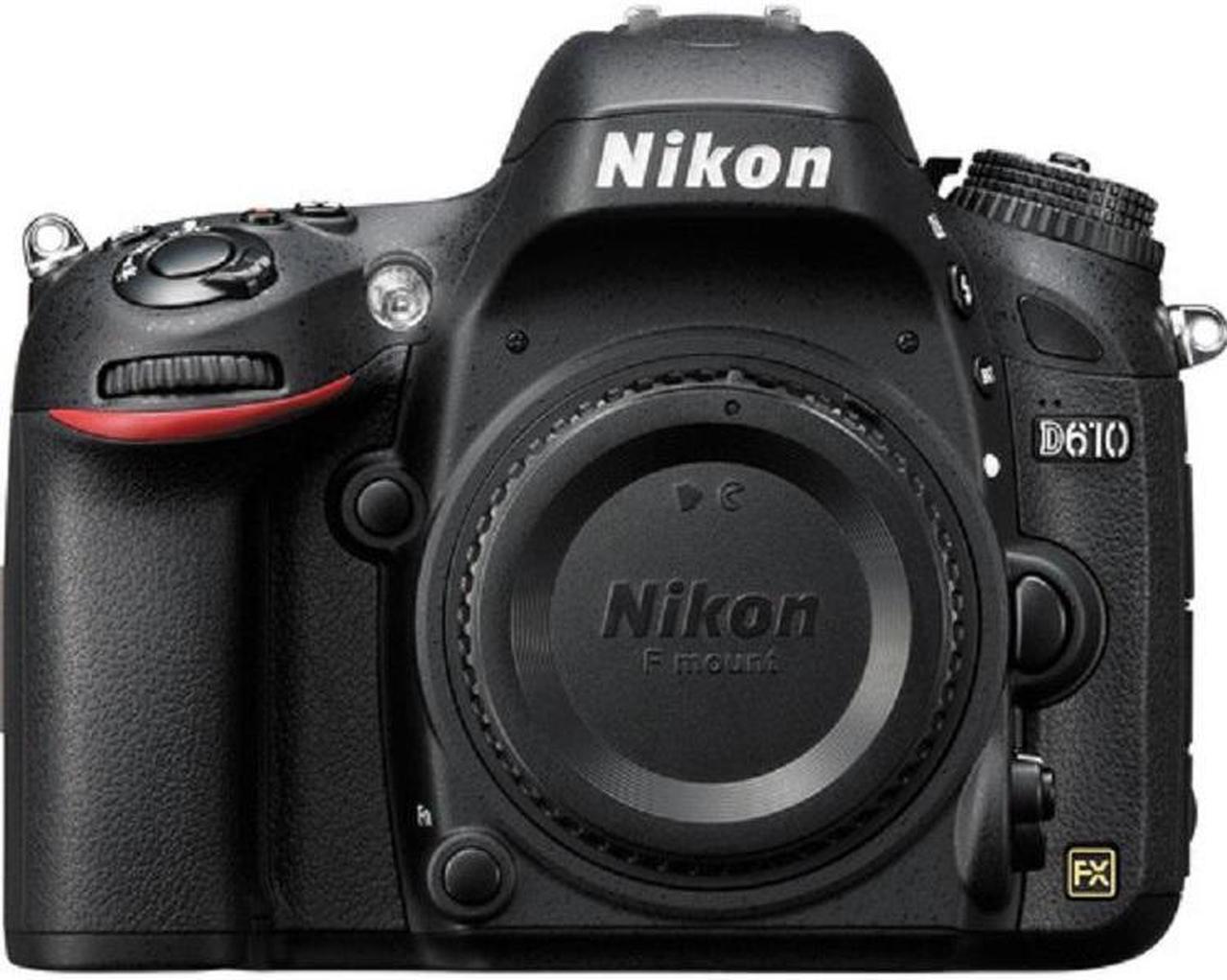 Alt view image 2 of 3 - Nikon D610 24.3MP DSLR Camera (Body Only) 1540 - 15PC Accessory Bundle