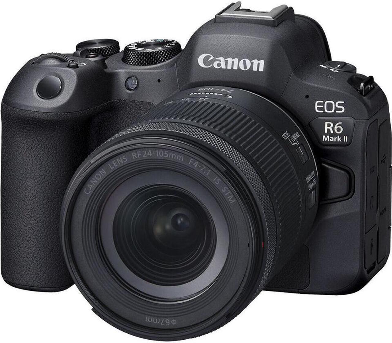 Main image of Canon EOS R6 Mark II Mirrorless Camera and 24-105mm f/4-7.1 Lens - 5666C018