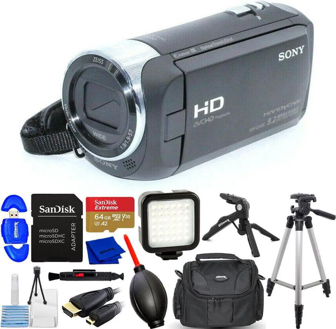 Main image of Sony HDR-CX405 HD Handycam Camcorder MEGA BUNDLE BRAND NEW