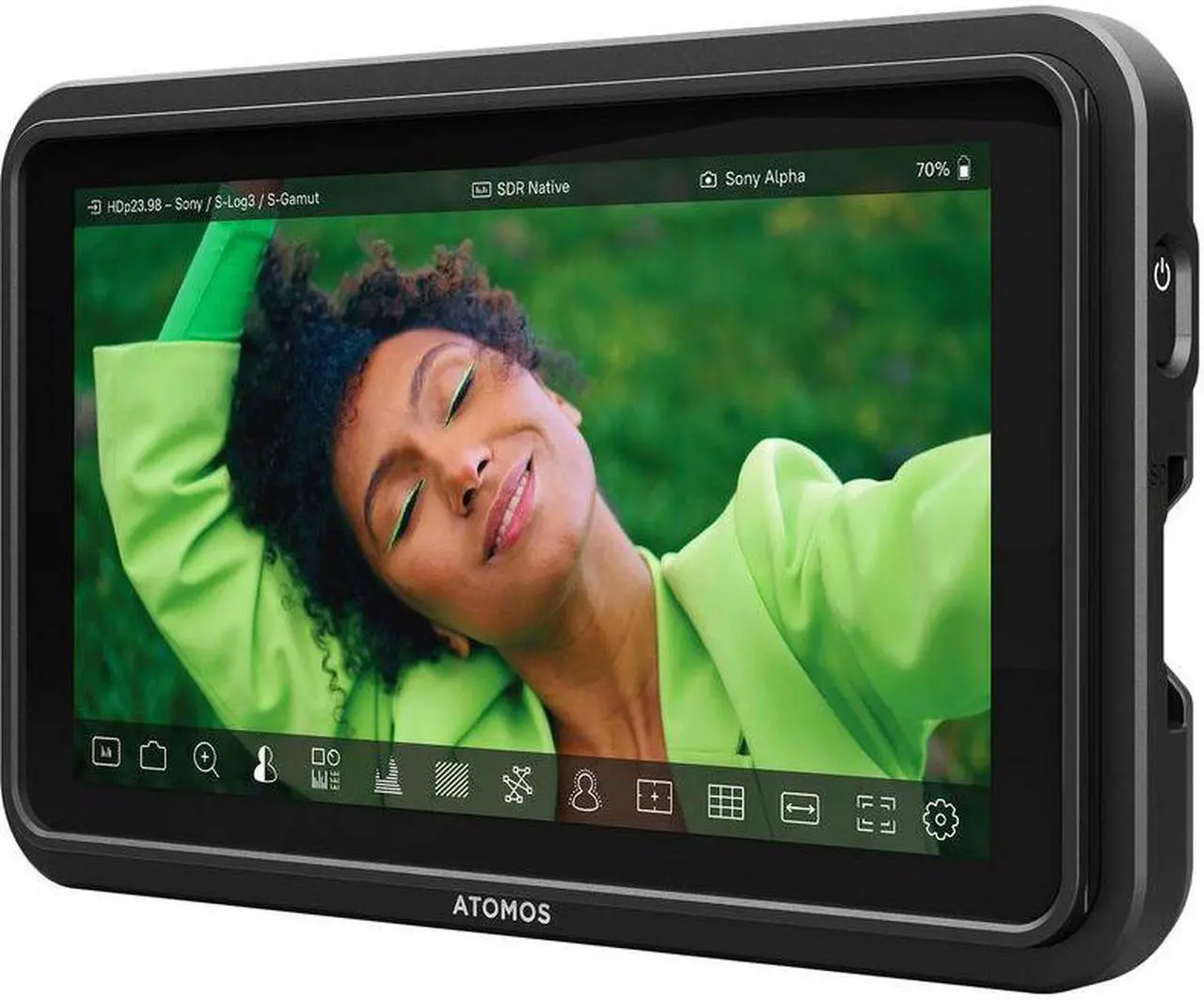 Alt view image 3 of 6 - Atomos Shinobi II 5.2" HDMI HDR Monitor ATOMSHB003 - 7PC Accessory Bundle