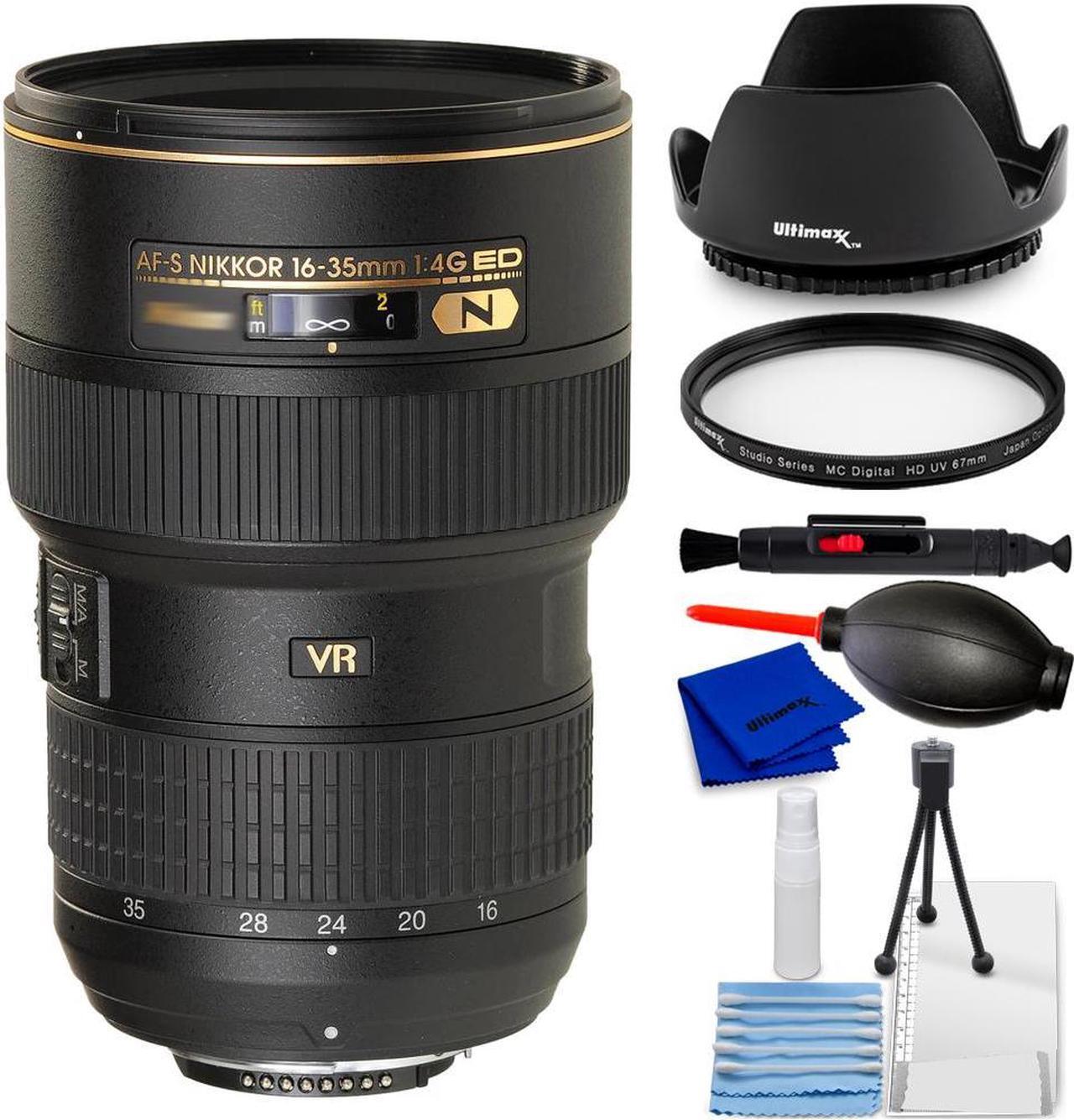 Main image of Nikon AF-S NIKKOR 16-35mm f/4G ED VR Lens 2182 - 7PC Accessory Bundle