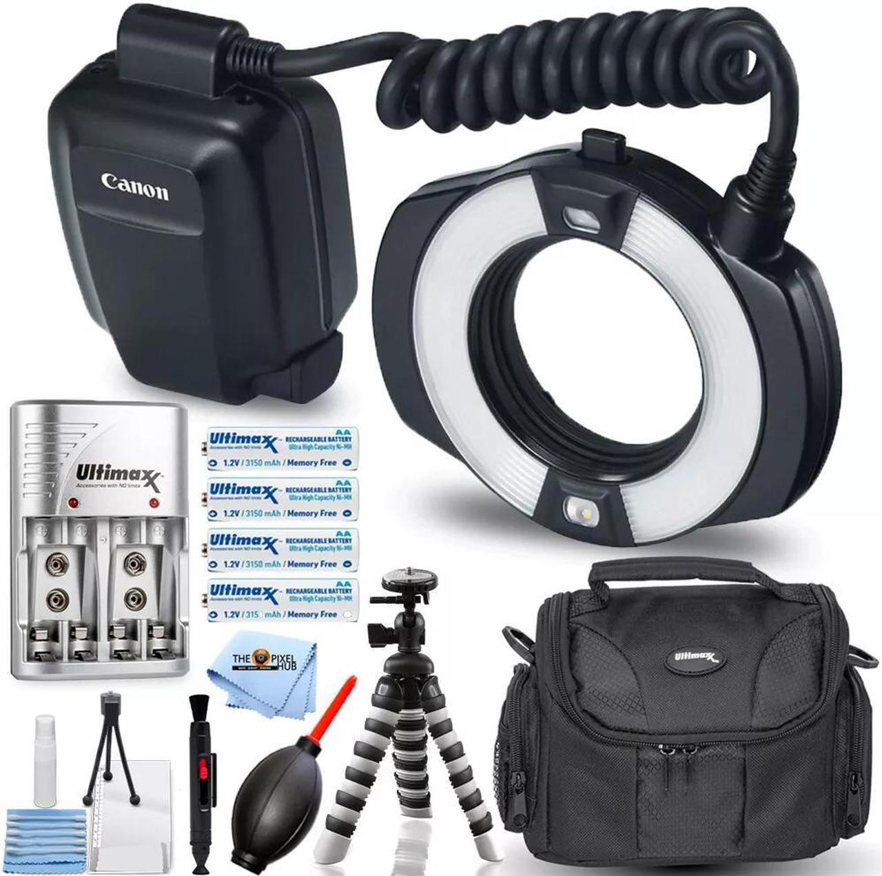 Main image of Canon MR-14EX II Macro Ring Lite Flash 9389B002 - 7PC Accessory Bundle