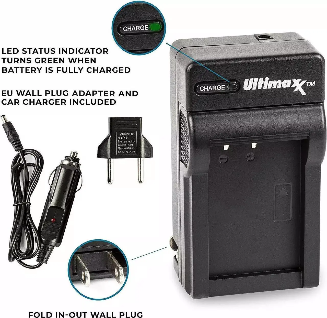 Alt view image 5 of 6 - 2x LP-E12 Batteries & Charger for Canon SX70, EOS SL1, M200, M10, M50, M100