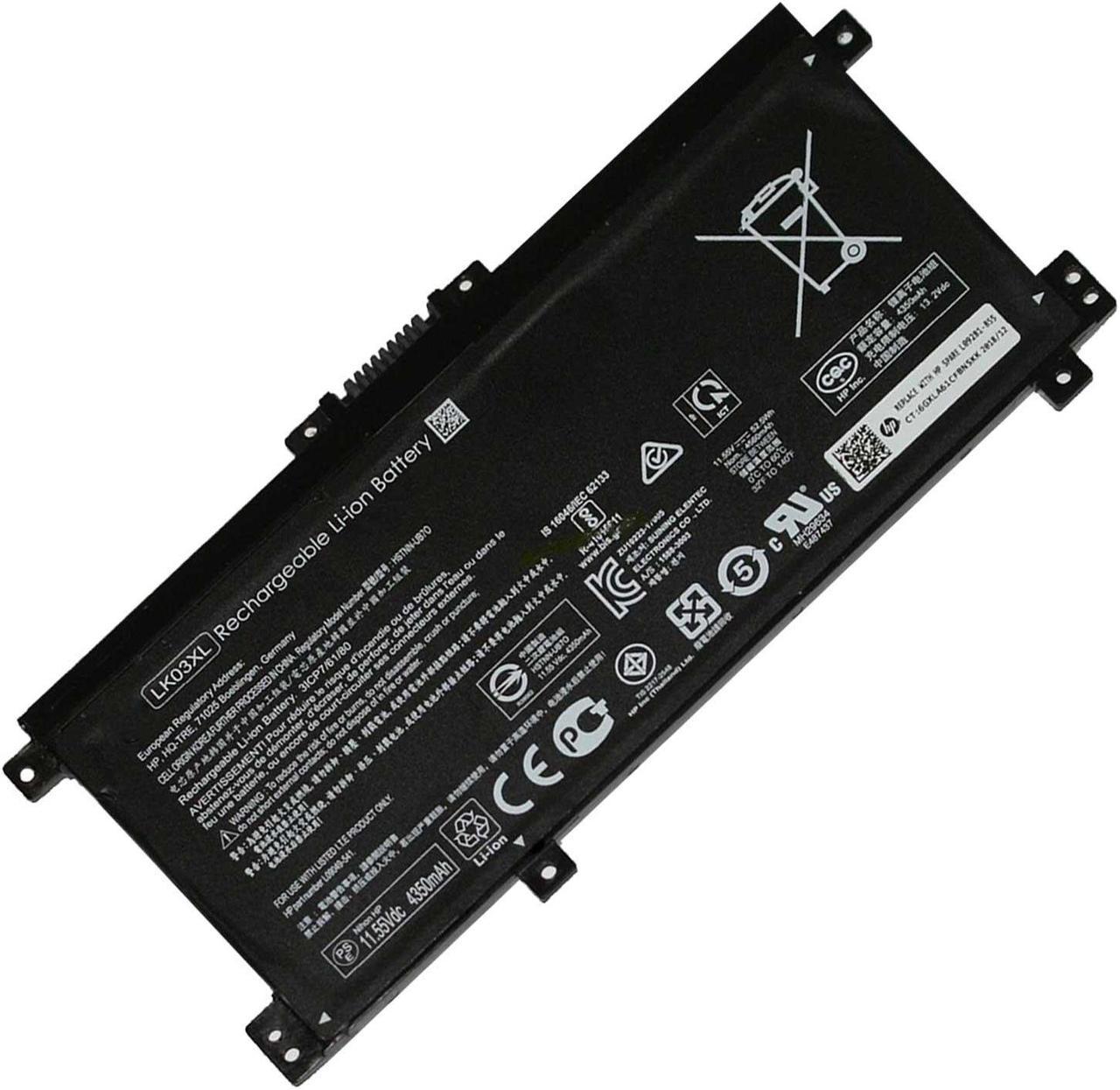 LK03XL L09281-855 916814-855 Battery for HP Envy X360 15m-bp0xx bp1xx bq0xx bq1xx bq021dxcn0xxx cn1xxx cn0011dx cn0012dx cp0xxx cp0011dx 17m-ae0xx ae1xx ae111dx bw0xxx bw0013dx ce0xxx ce1xxx ce101