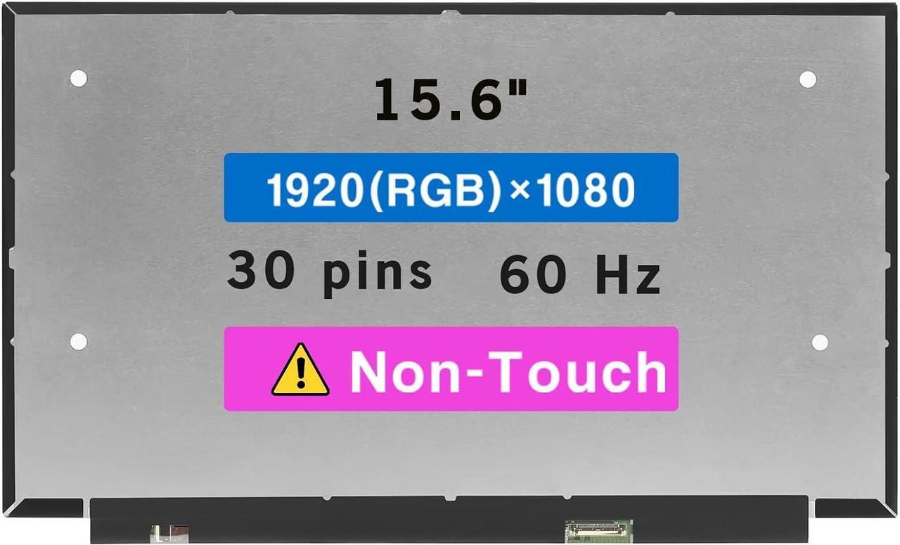 Main image of 15.6" Screen Replacement for Lenovo Ideapad S340 81VW Series LCD Display Panel (FHD 1920x1080 Non-Touch)