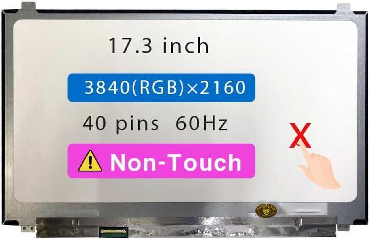 Main image of NUOLAISUN 17.3" Screen Replacement for Lenovo Thinkpad P72 Series LCD Display Panel 40 pin (UHD 3840×2160 Non-Touch)