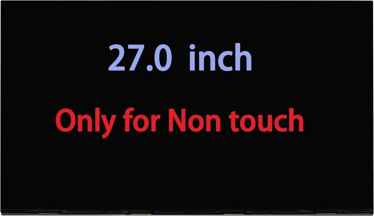 Main image of NUOLAISUN 27.0" Screen Replacement Compatible With Lenovo 5D10W33969 LCD Display Screen Replacement (Non Touch Screen)