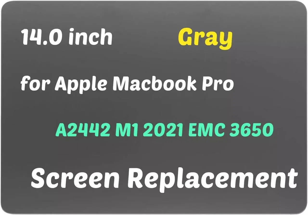 Main image of NUOLAISUN NEW LCD Screen Replacement For MacBook Pro 14" A2779 2023 M2 EMC 8102 (Space Gray )