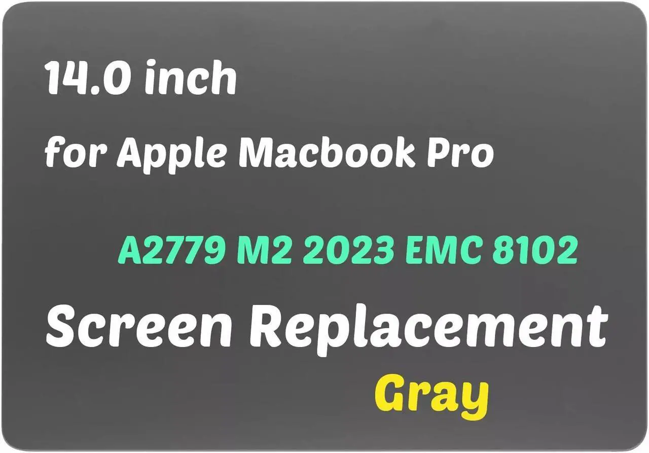 Alt view image 2 of 2 - NUOLAISUN NEW LCD Screen Replacement For MacBook Pro 14" A2779 2023 M2 EMC 8102 (Space Gray )