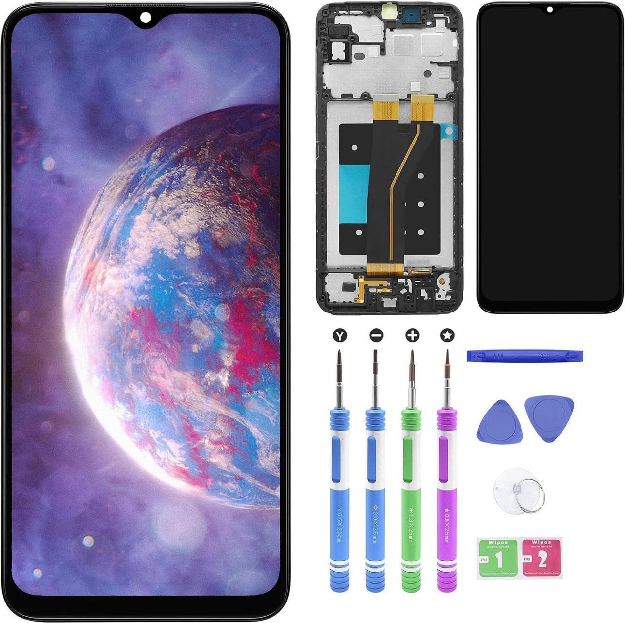 Alt view image 2 of 6 - NUOLAISUN New Replacement for Samsung Galaxy A14 5G SM-A146 SM-A146U SM-A146U1 SM-A146U1/DS 6.6" LCD LED Screen Digitizer Full Complete Frame Assembly with Repair Tools in(Black Border)