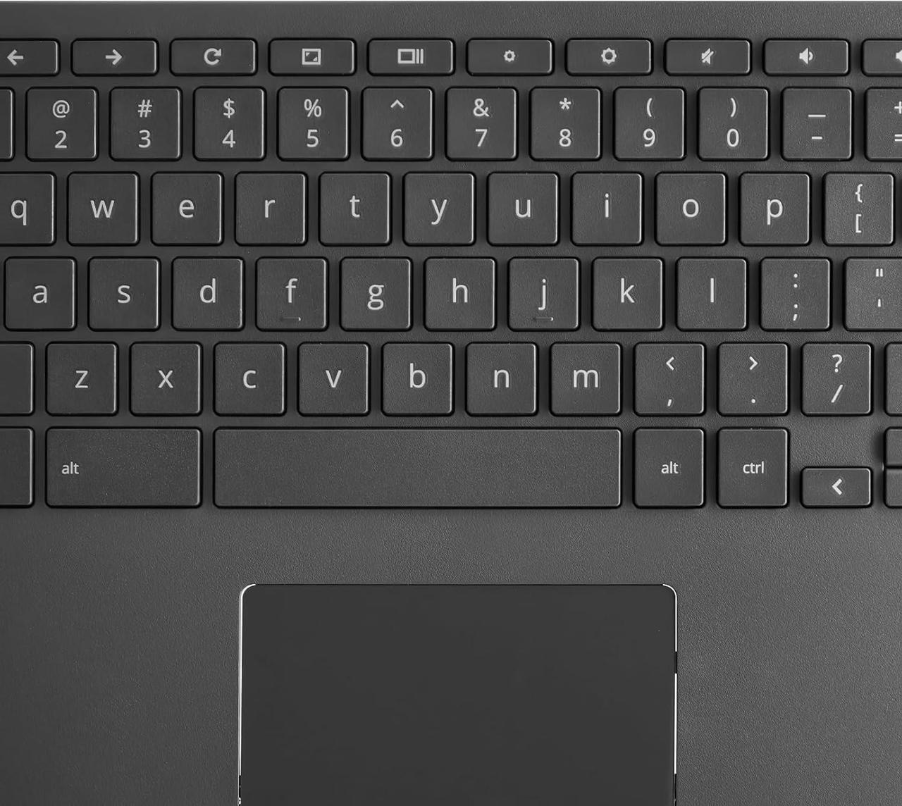 Alt view image 5 of 6 - NUOLAISUN L90338-001 L90339-001 Replacement Upper Case Palmrest for HP Chromebook 11 G8 EE Keyboard Touchpad Assembly Black