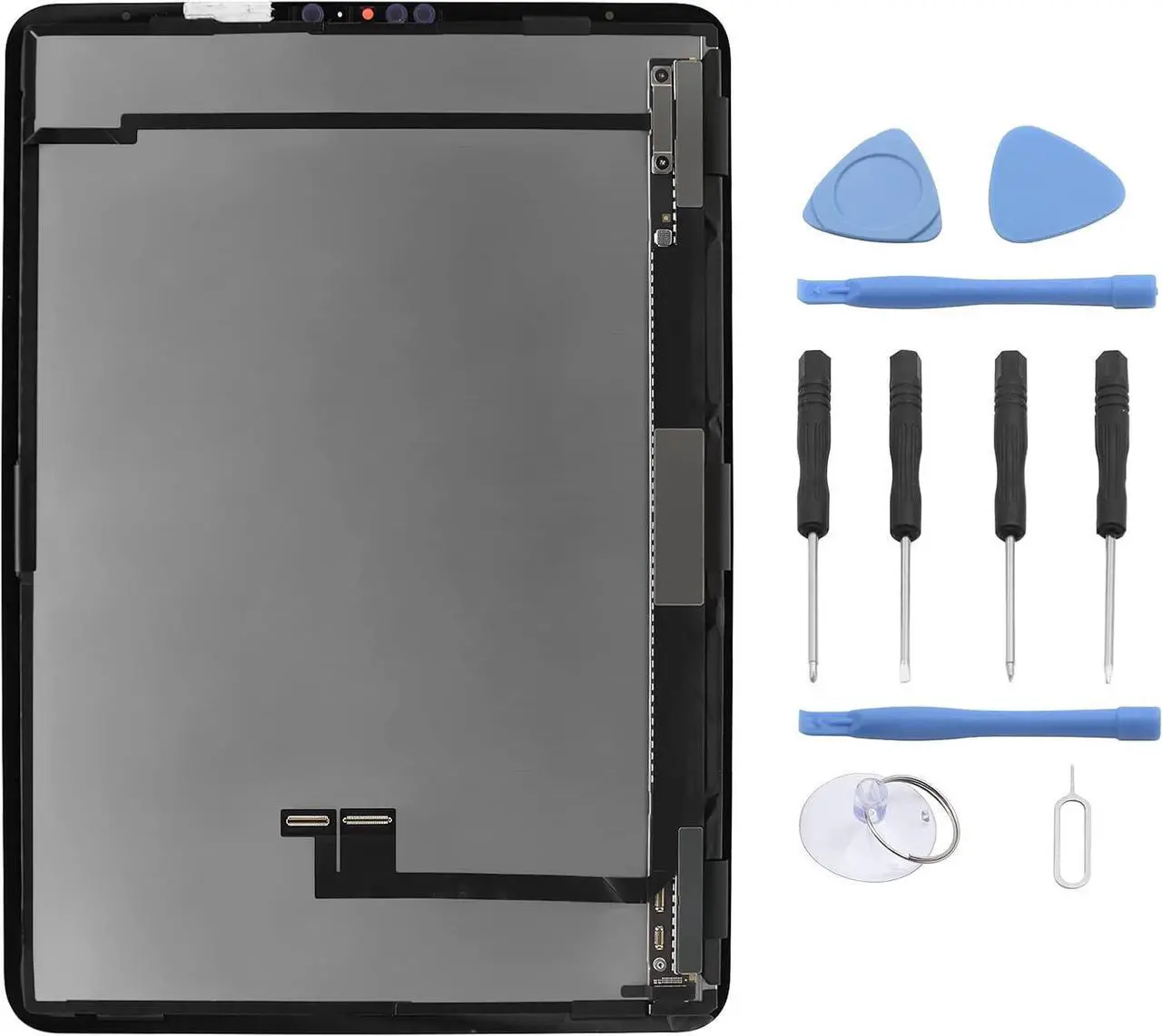 Alt view image 2 of 5 - NUOLAISUN 11" Screen Replacement for iPad Pro 11 2nd Gen A2068 A2230 A2228 A2231 (2020) LCD Display Touch Screen Digitizer Assembly Replacement Part with Tools (Black)