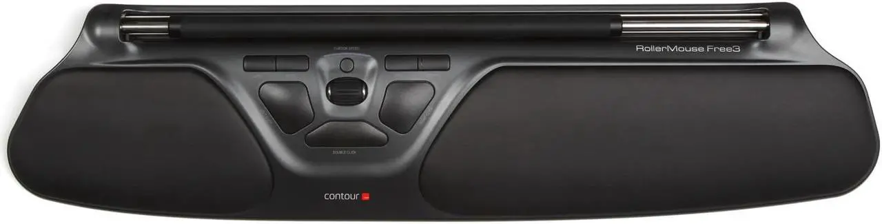 Alt view image 10 of 13 - Contour Design - RM-FREE3 - Contour RollerMouse Free3 Mouse - Cable - 2800 dpi - Scroll Wheel