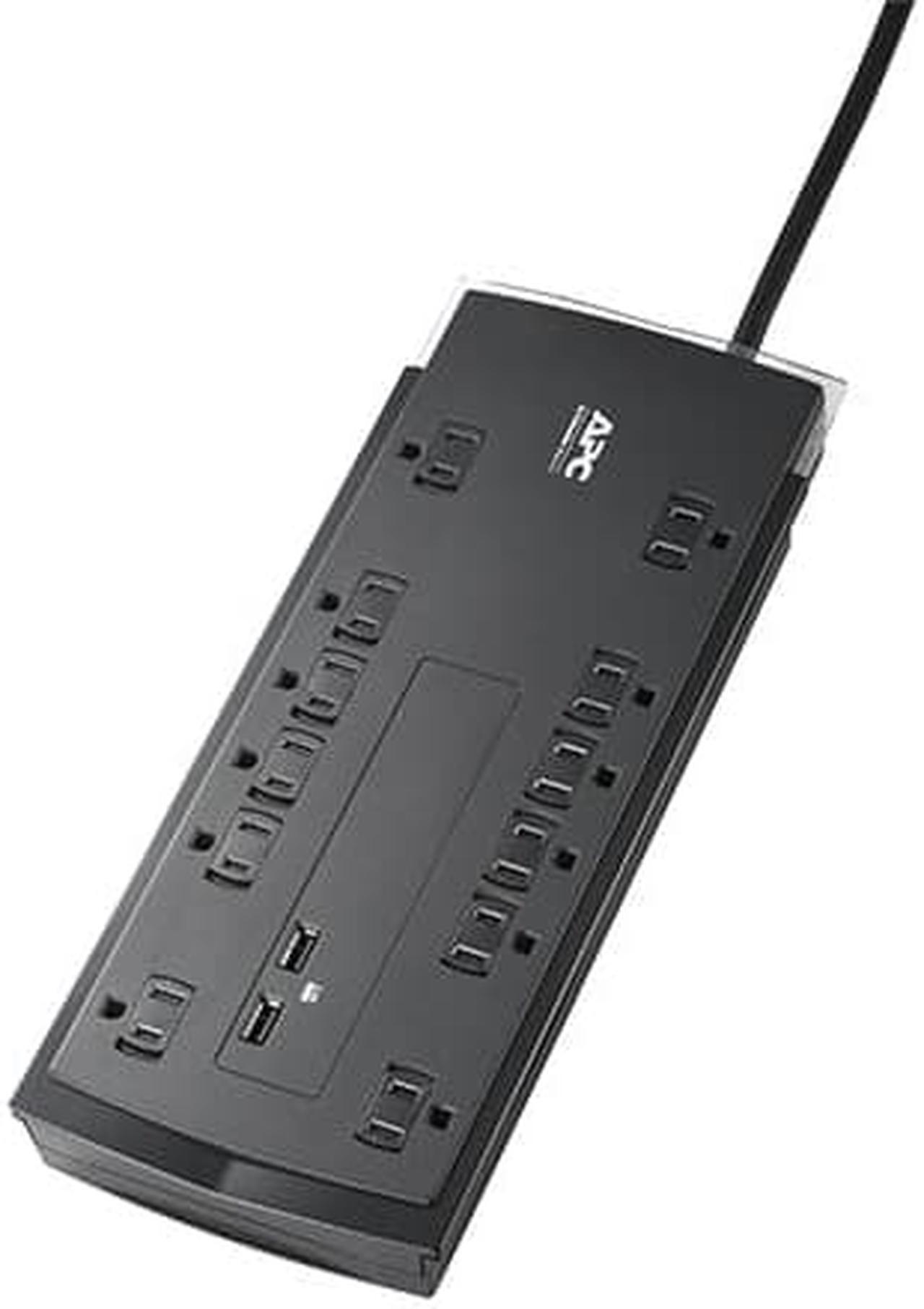 Alt view image 14 of 18 - APC UP P12U2 Performance SurgeArrest 120V 12 Outlet w 2x2.4A USB Charger RTL