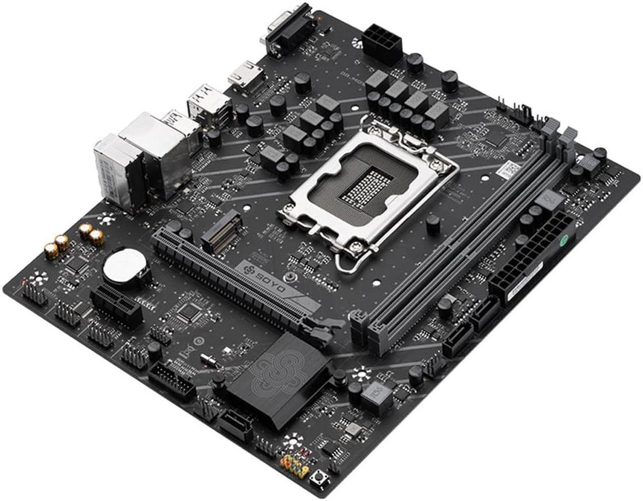 Alt view image 5 of 6 - SOYO SY-Classic B660M 2.5G DDR4 Memory Slots Rams Computer VGA Motherboard Supports CPU 12400 /12400F/12700(INTEL B660/LGA 1700)