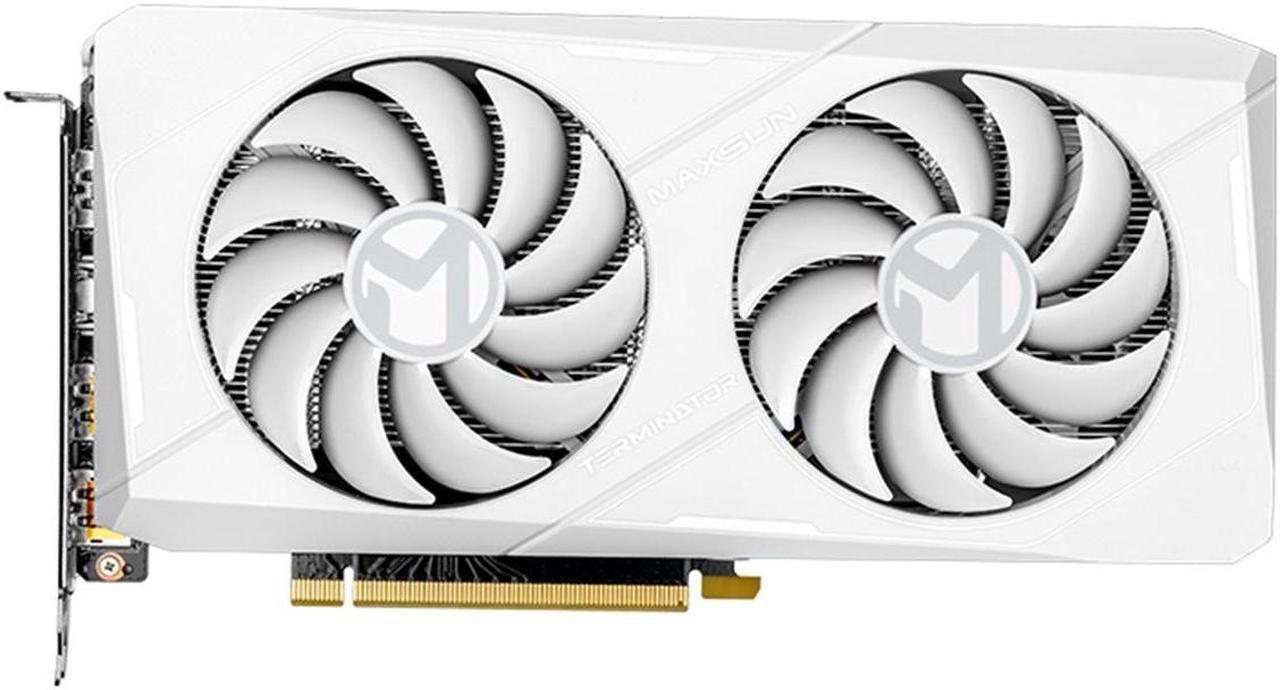 Alt view image 3 of 7 - MAXSUN GeForce RTX 4060 Terminator  8G OC Graphics Card, 2X WINDFORCE Fans, 8GB 128-bit GDDR6  Support DLSS 3 Video Card For PC