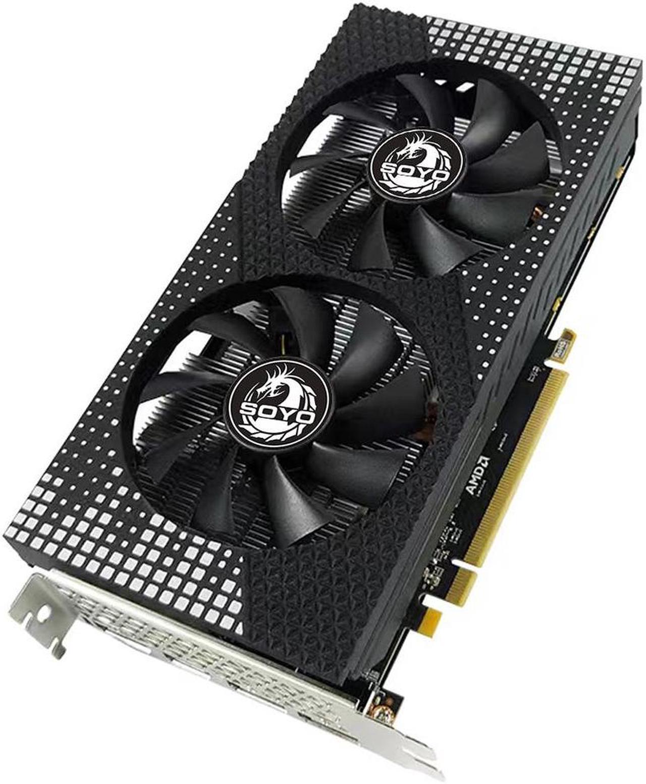 Alt view image 2 of 7 - SOYO RX 6600XT Graphics Card 8G GDDR6 Video Memory 128 Bit PCIE4.0*8 DP Gaming Video Card Full New Desktop GPU