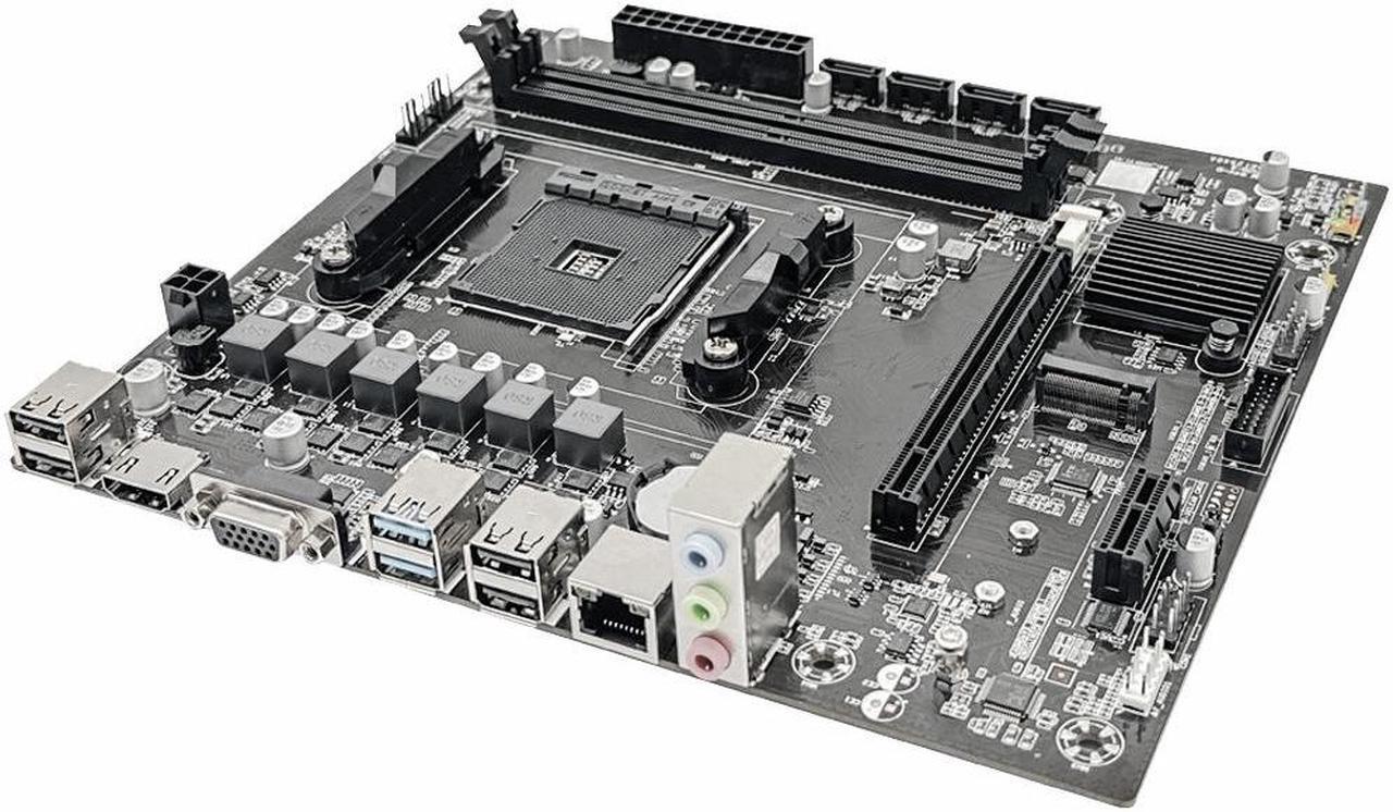 Alt view image 3 of 6 - SOYO Brand New Classic B450M Motherboard Dual-channel DDR4 Memory AM4 Motherboard M.2 NVME (supports Ryzen 5600 5600G CPU)