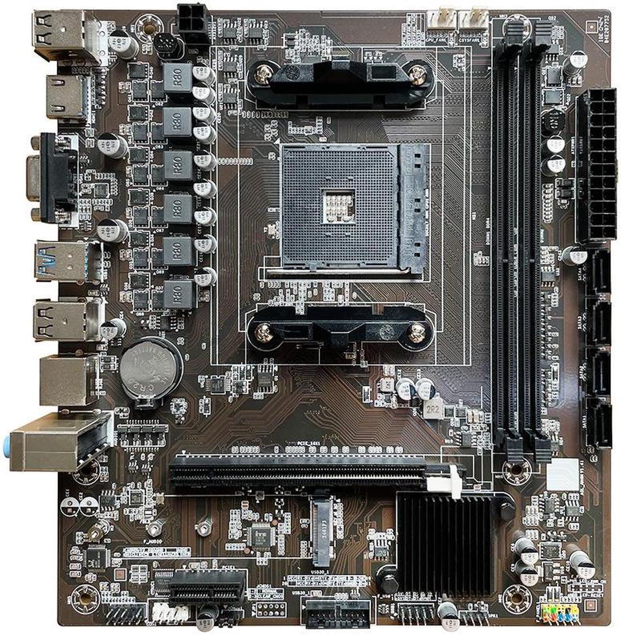 Alt view image 2 of 6 - SOYO Brand New Classic B450M Motherboard Dual-channel DDR4 Memory AM4 Motherboard M.2 NVME (supports Ryzen 5600 5600G CPU)