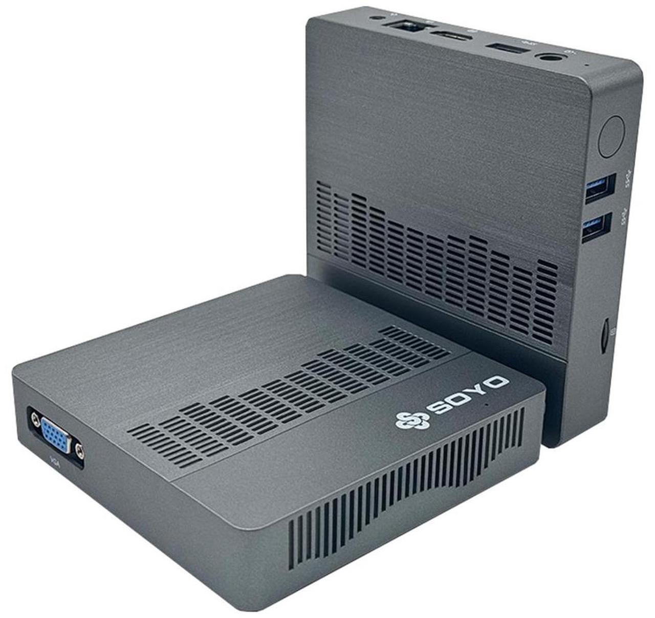 Main image of SOYO M2 Air Mini PC Intel Celeron N4000 CPU Window11 6GB RAM 128GB ROM Dual-Band WiFi HDMI+VGA Portable Mini Computer BT4.2