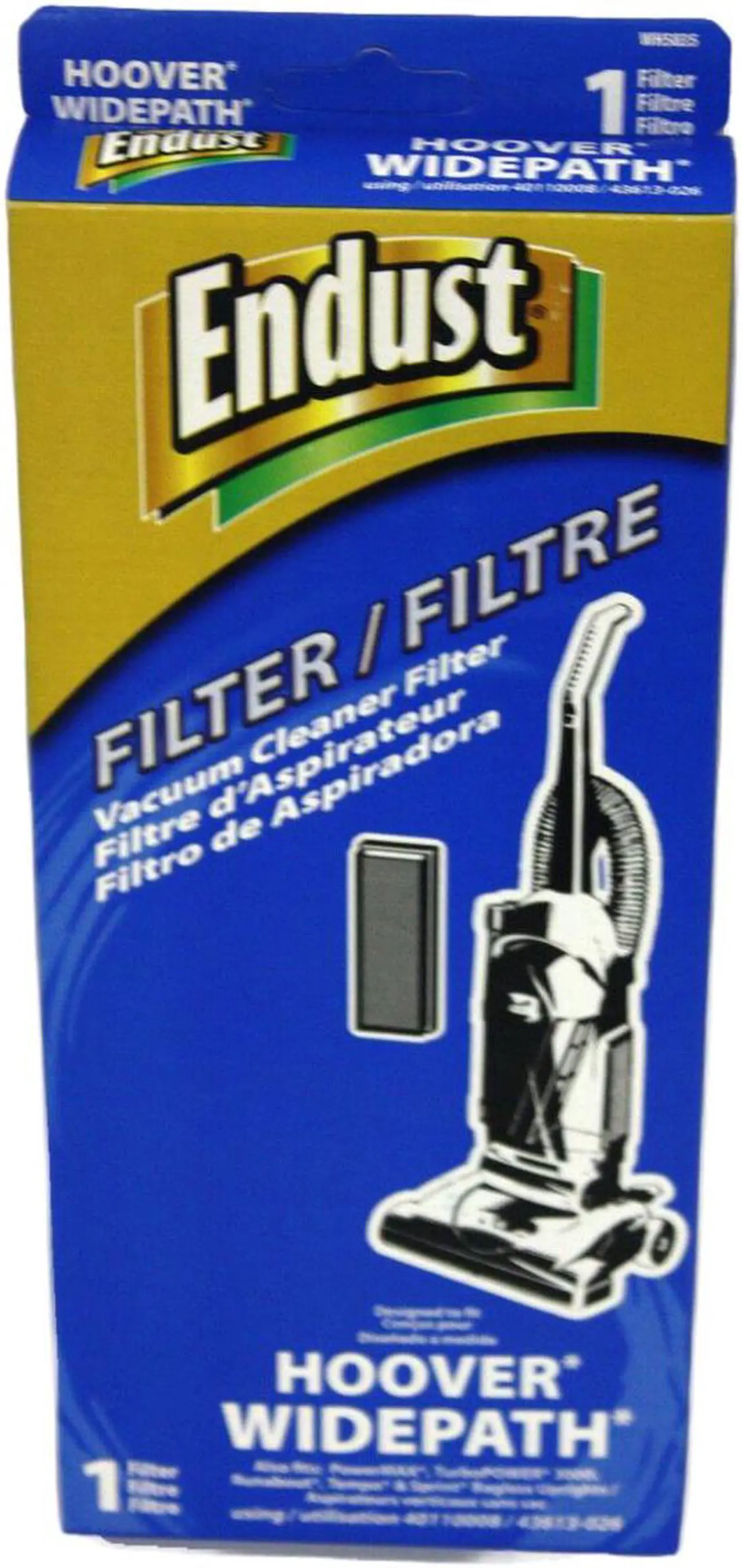 Alt view image 3 of 6 - Endust Filter for Hoover Uprights-Tempo, Widepath, PowerMax, TurboPower 3000