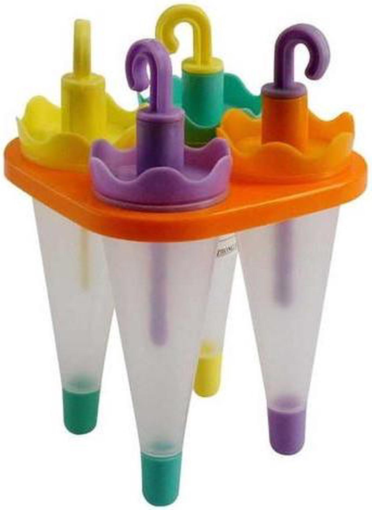 Main image of 4-Popsicle HomeMade Ice Pop Molds /Kids Birthday Party Favors/ Retail Packaged