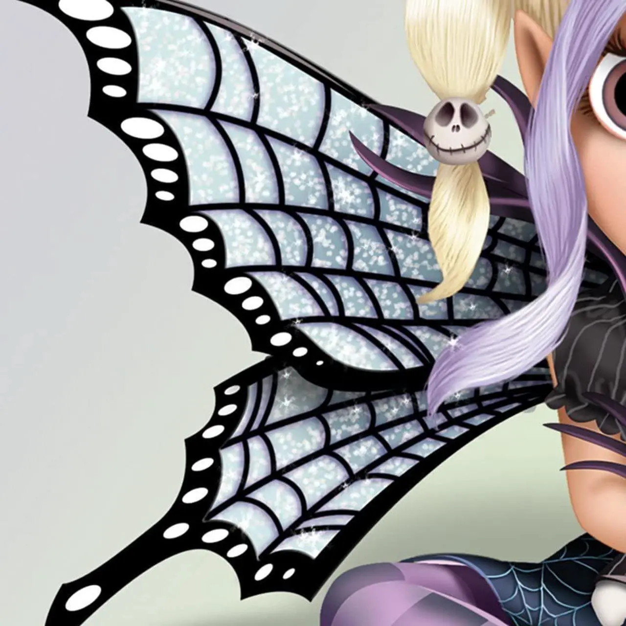 Alt view image 3 of 4 - The Hamilton Collection The Spritely Fun with The Nightmare Before Christmas Collection Issue #1: "Jack" Fairy Figurine Handcrafted & Hand-painted Halloween Decoration by Jasmine Becket-Griffith 4"